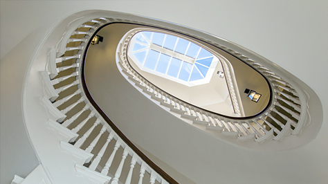 Exceptional Properties - a picture of a spiral staircase