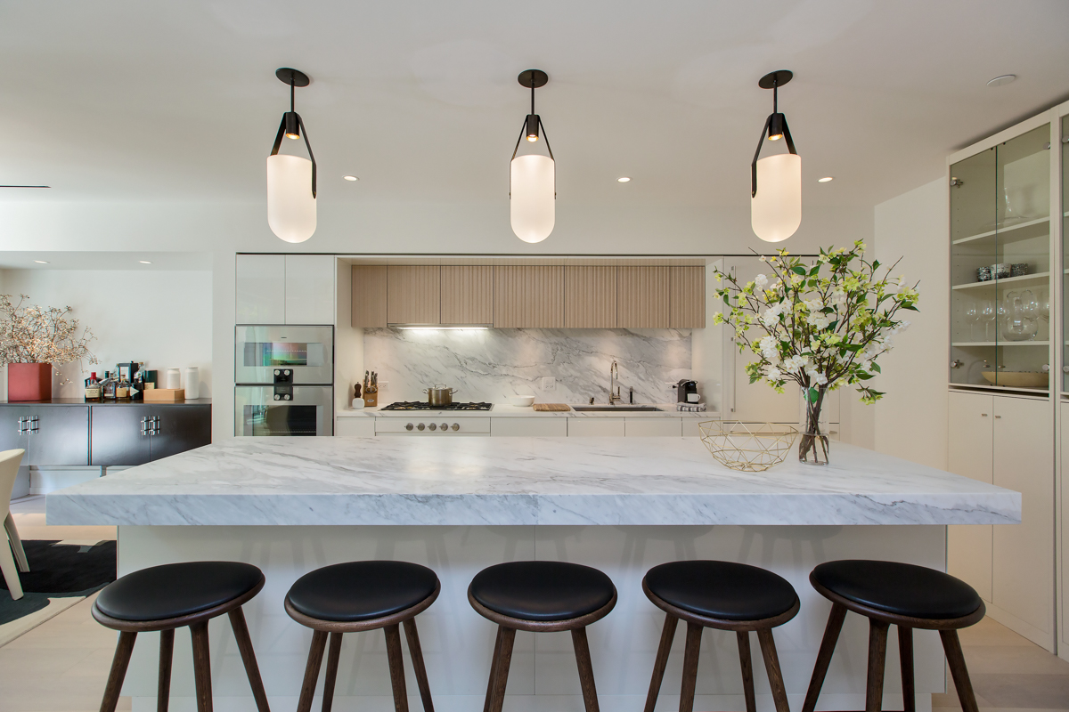 Kitchen island with seating