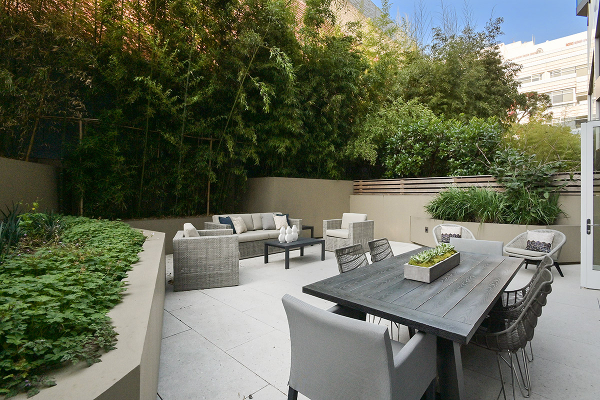 Private, deeded terrace