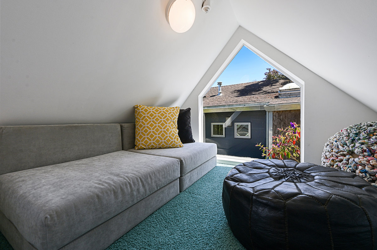 Loft area of cottage (inadequate headroom)