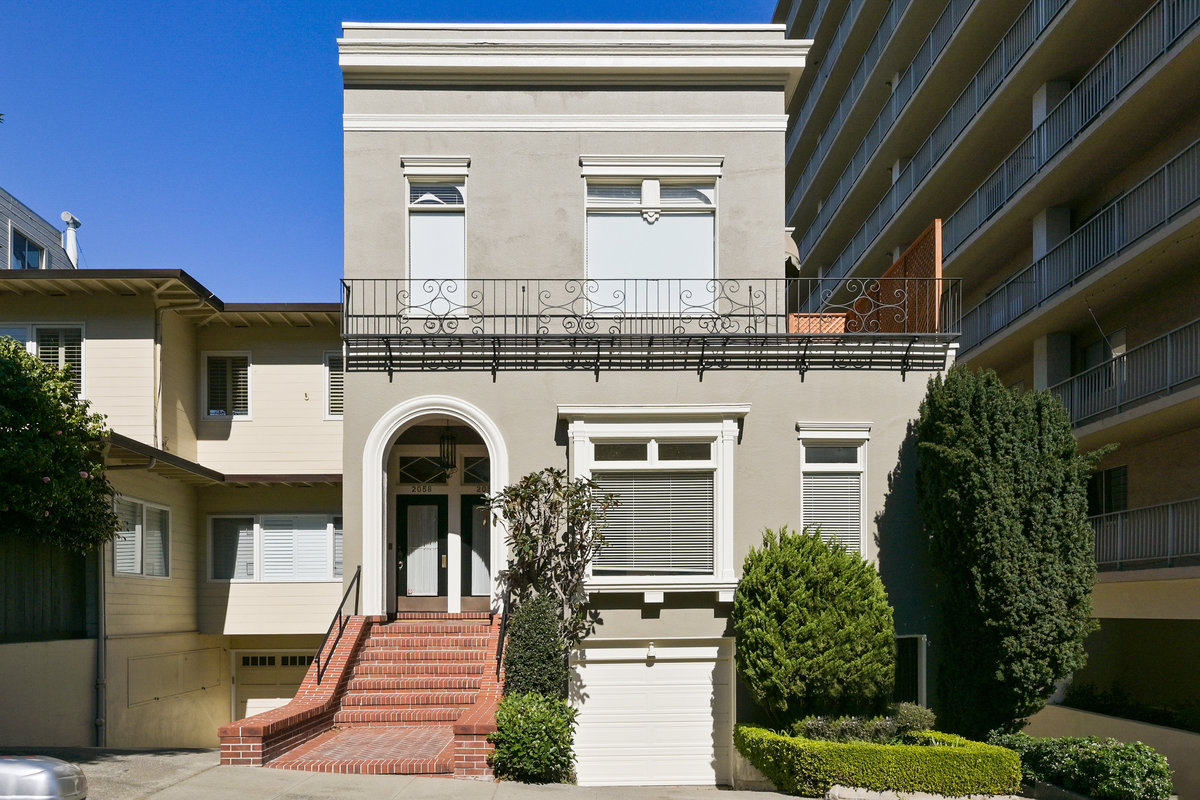 Handsome Four-Unit Building, Superb North Side Location, 2056-2058 Vallejo ST Main Image