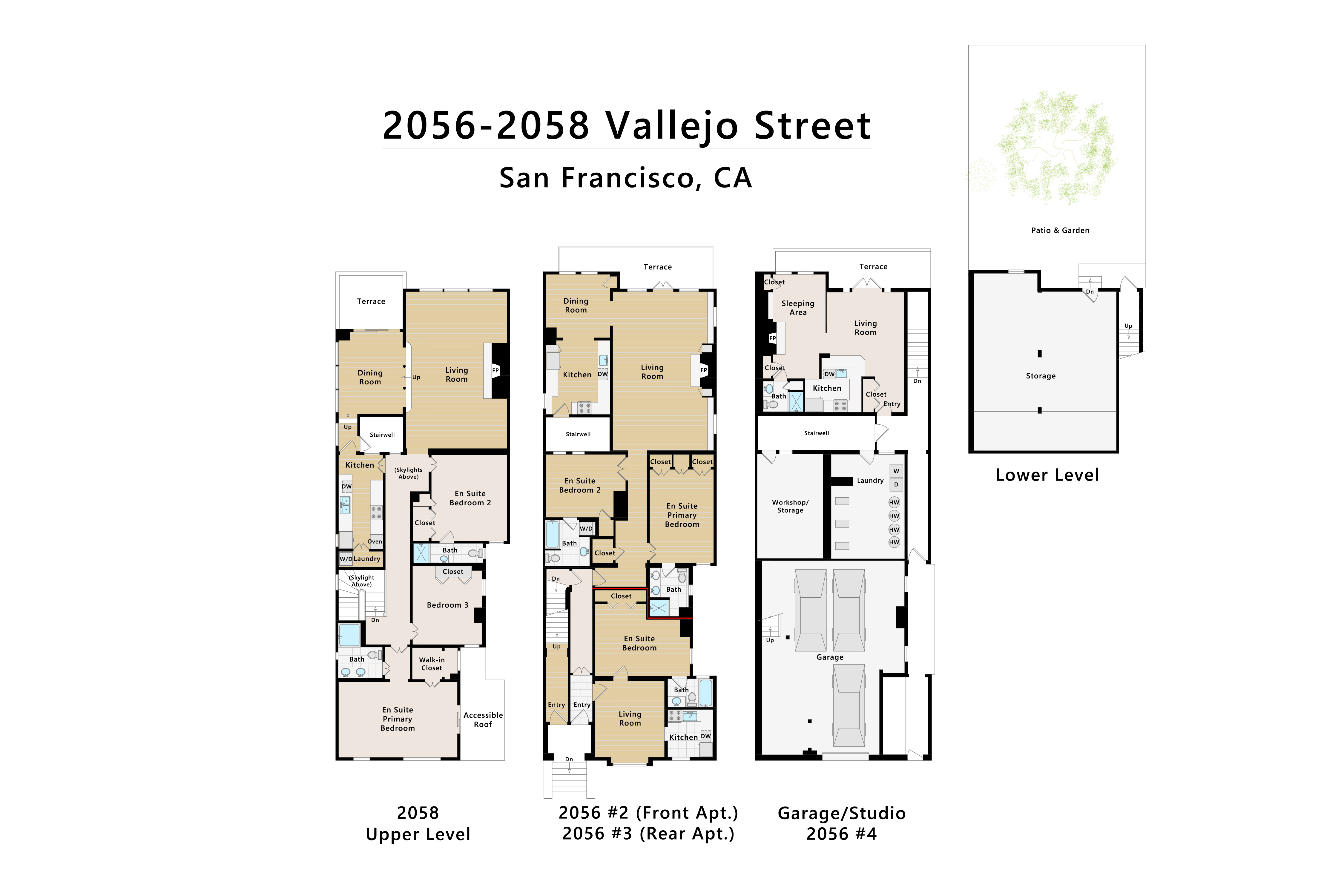 Floor Plan 2056-2058 Vallejo Street