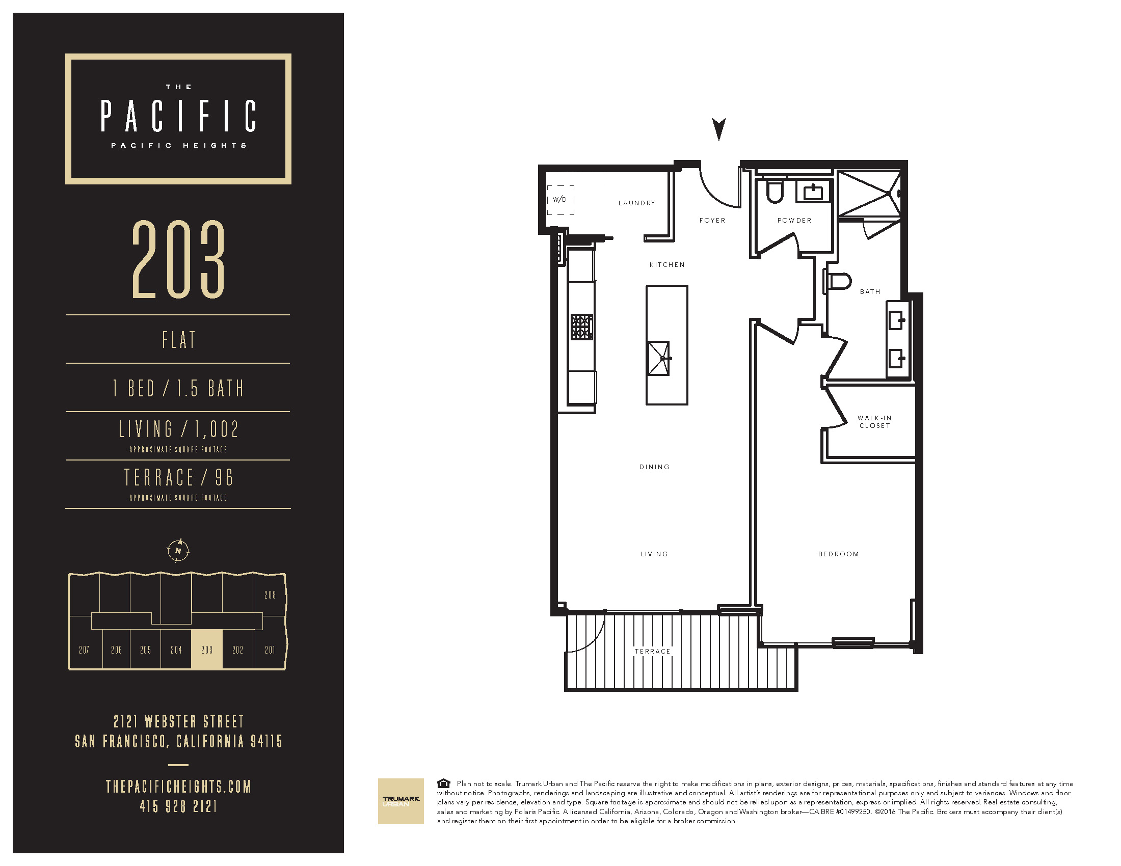 Floor Plan 2121 Webster #203