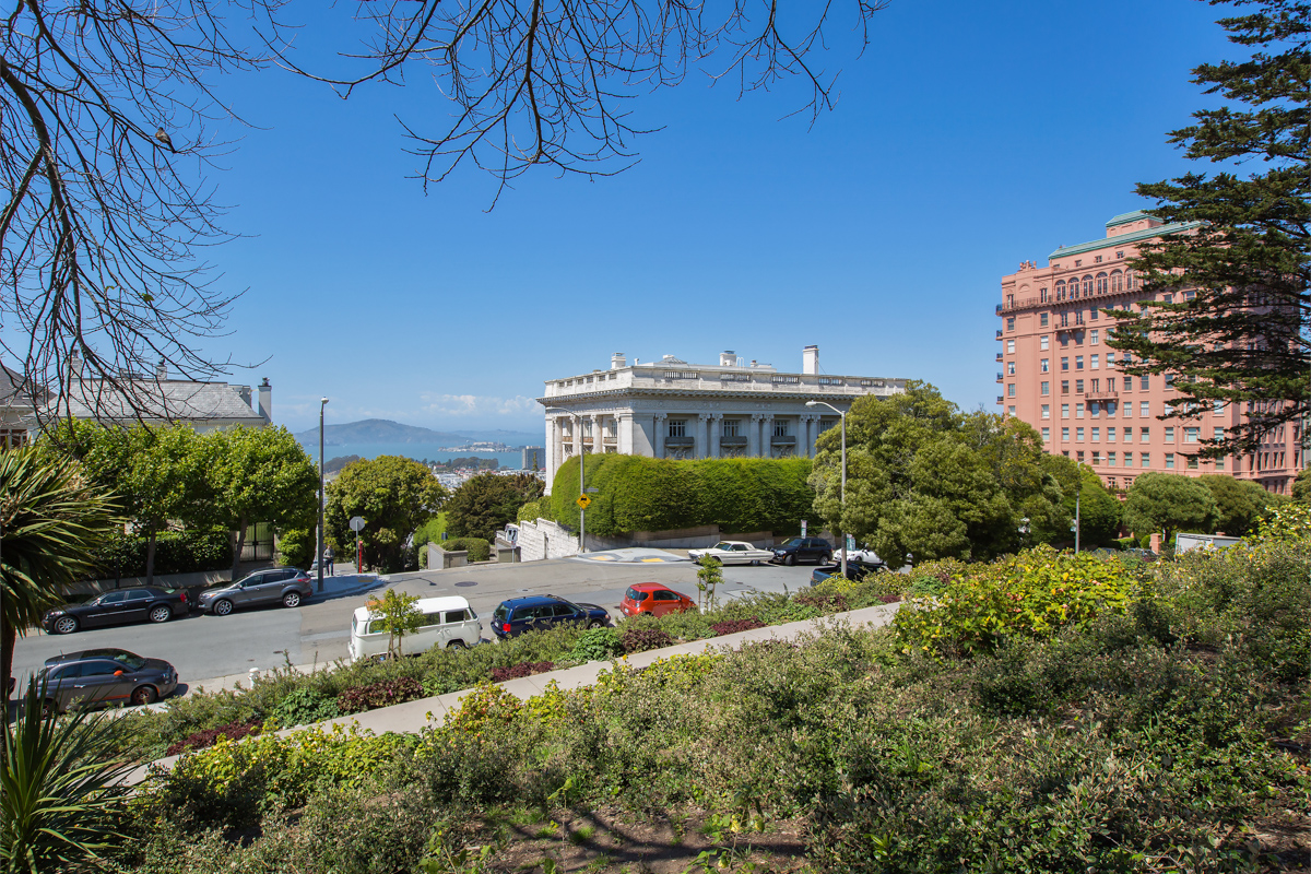 North view from Lafayette Park