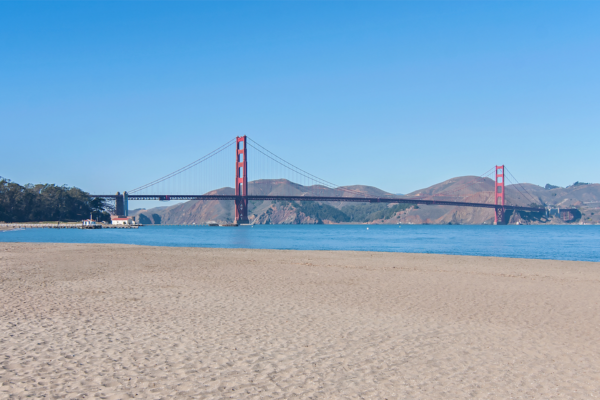 Beach to Golden Gate Bridge