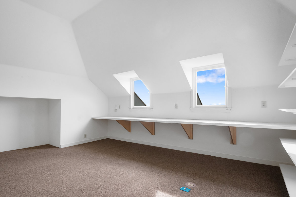 4th bedroom with dormer windows
