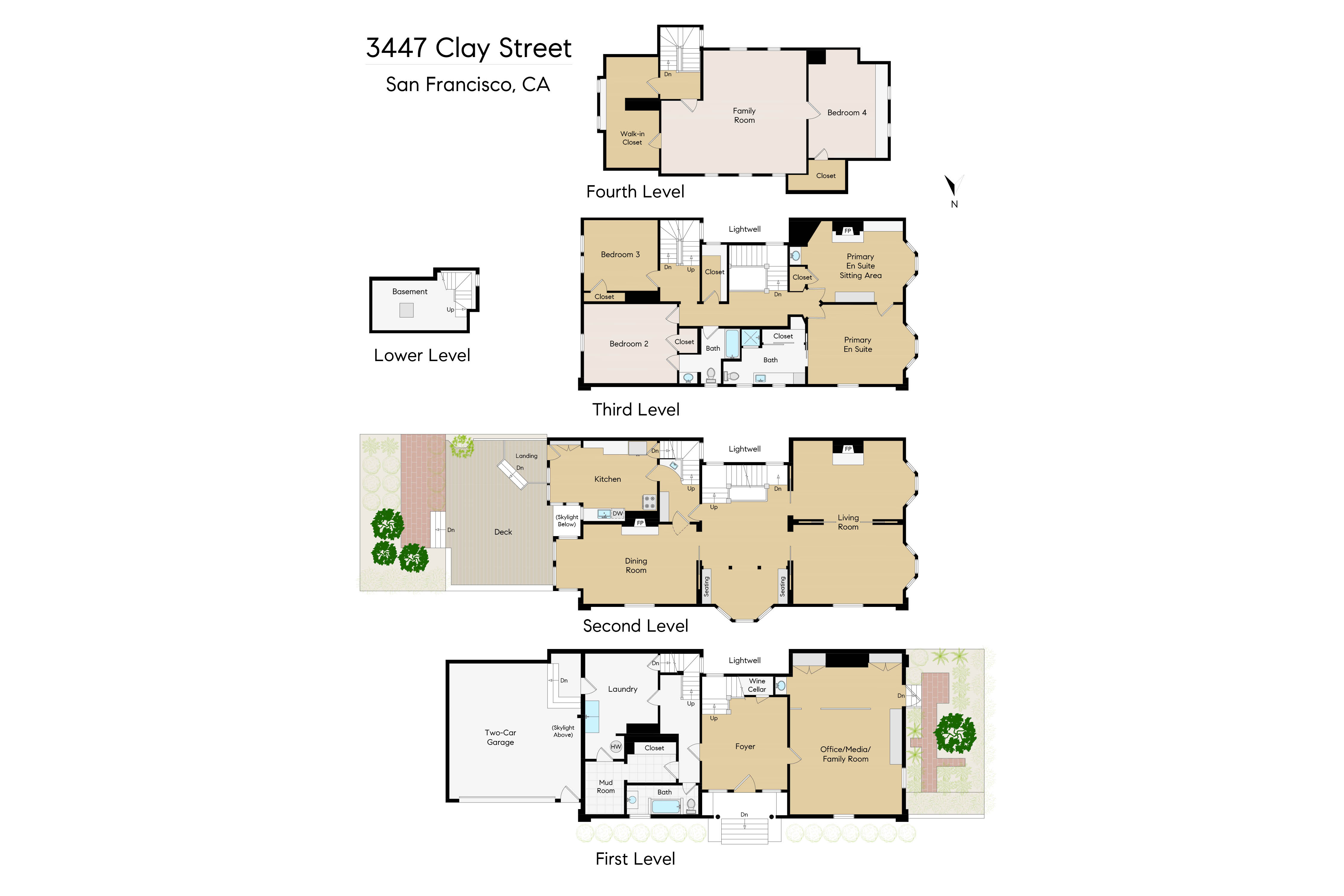 Floor Plan - 3447 Clay