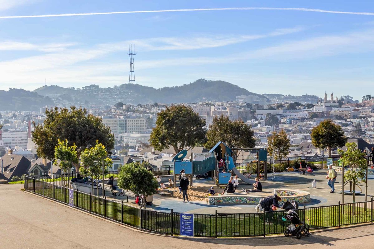 Playground in Alta Plaza Park