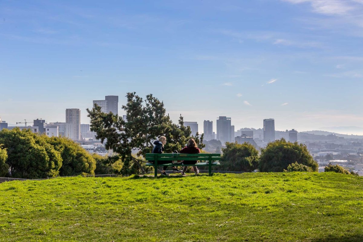 City view from Alta Plaza Park