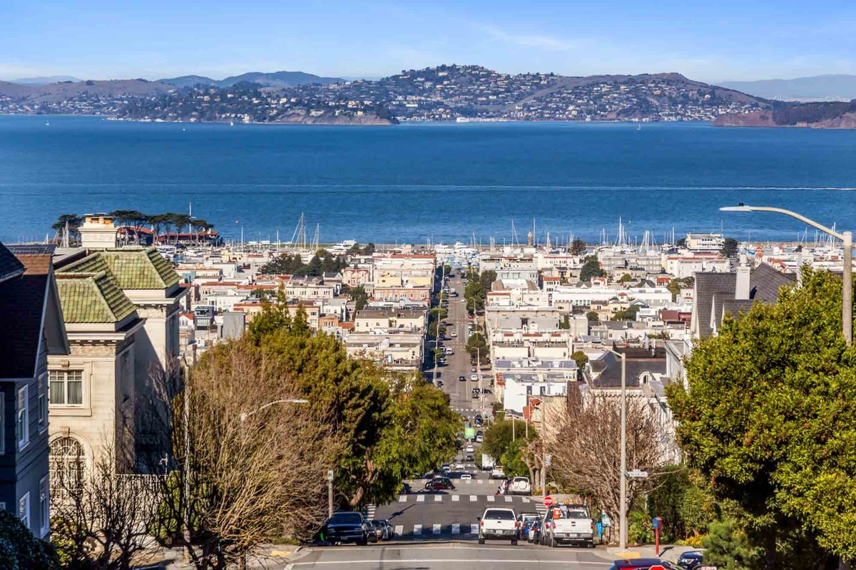 Bay view from Alta Plaza Park