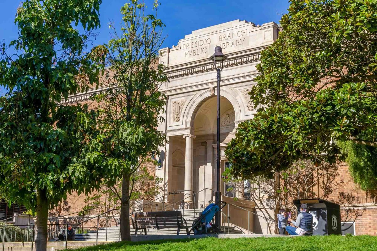 Presidio Branch Library on Sacramento Street