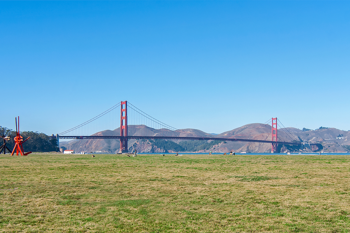 Golden Gate Bridge from Marina Green