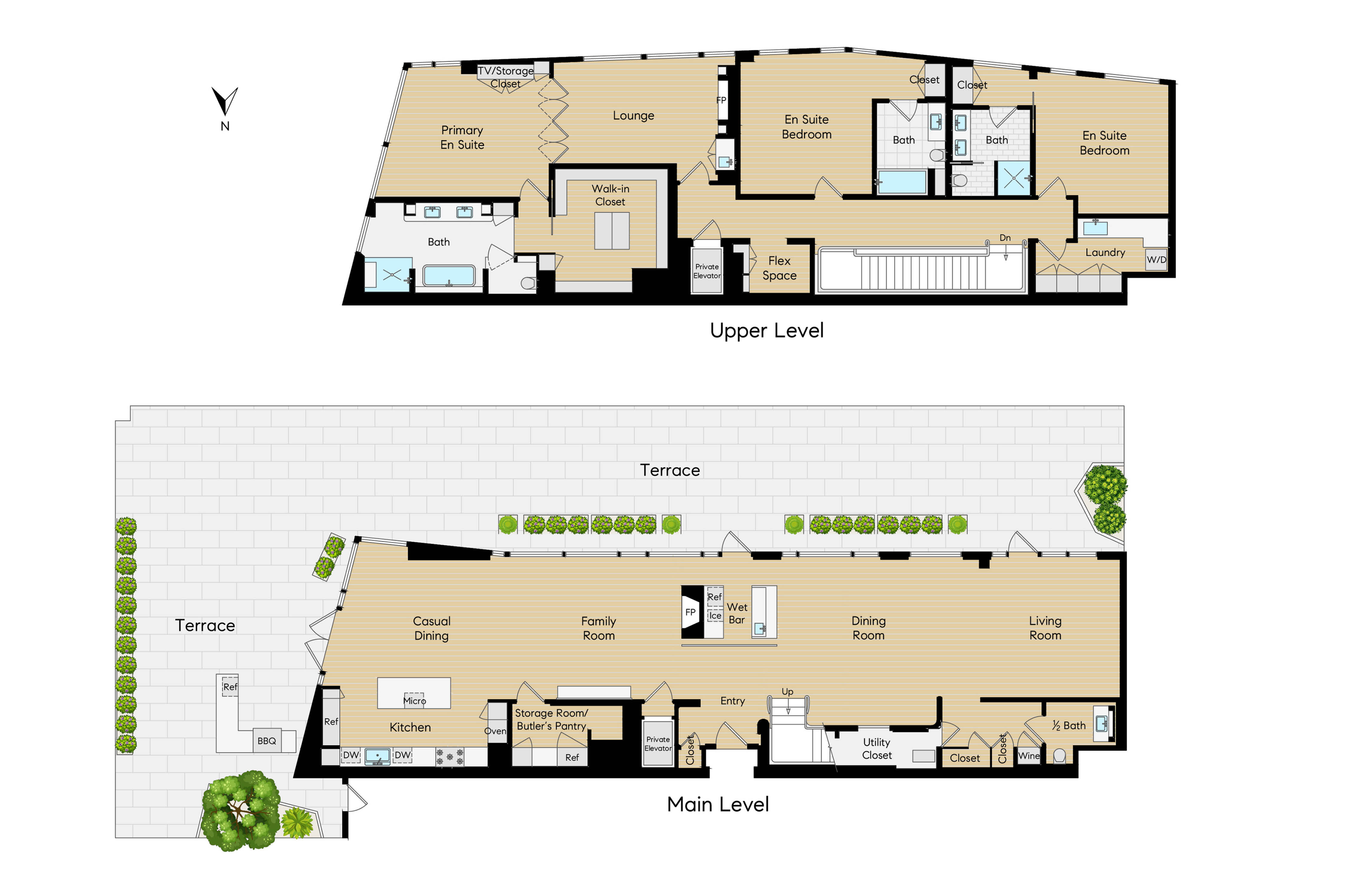 Floor Plan Grand Penthouse One