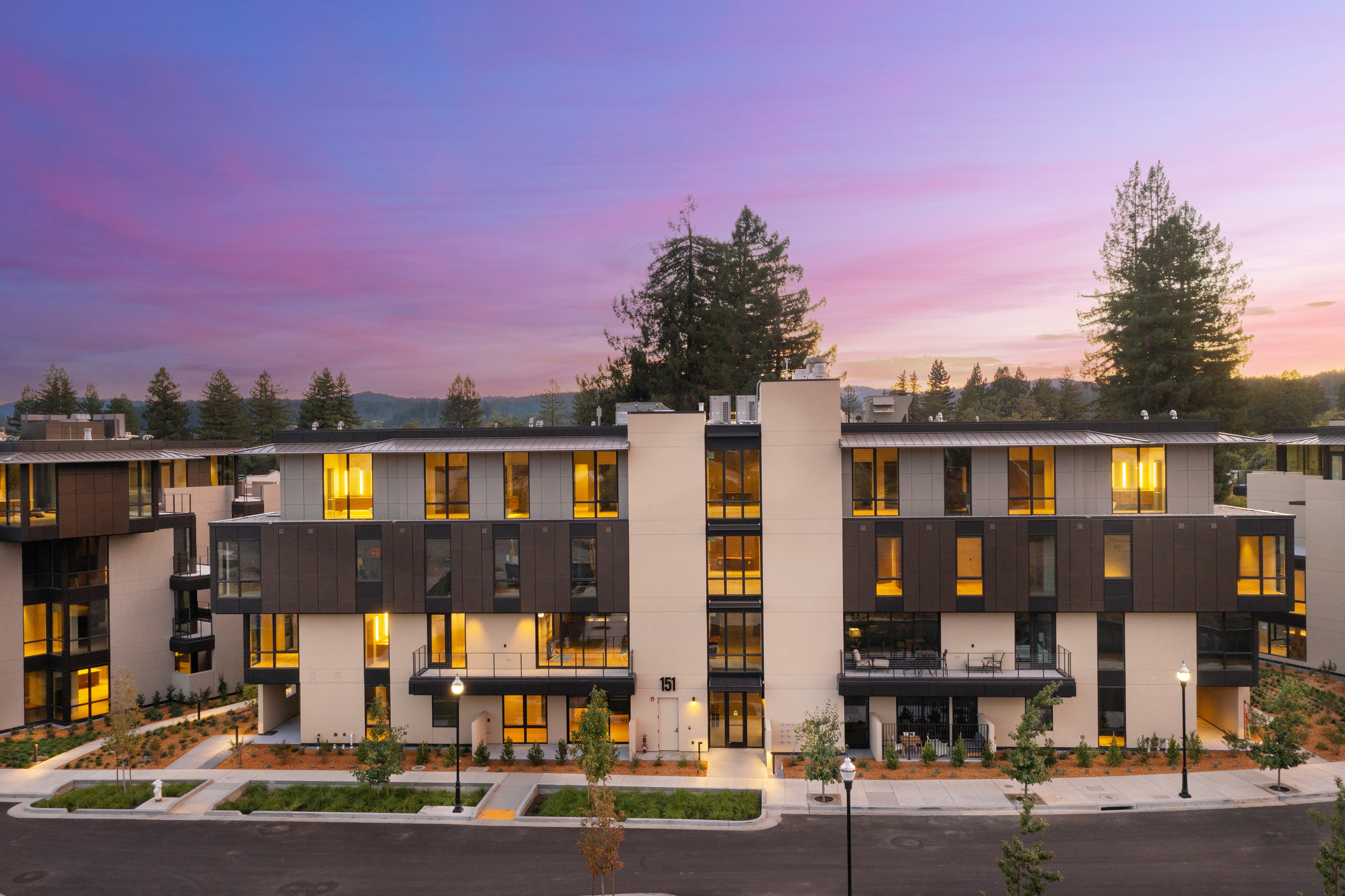 View of 151 Sawmill Circle at dusk