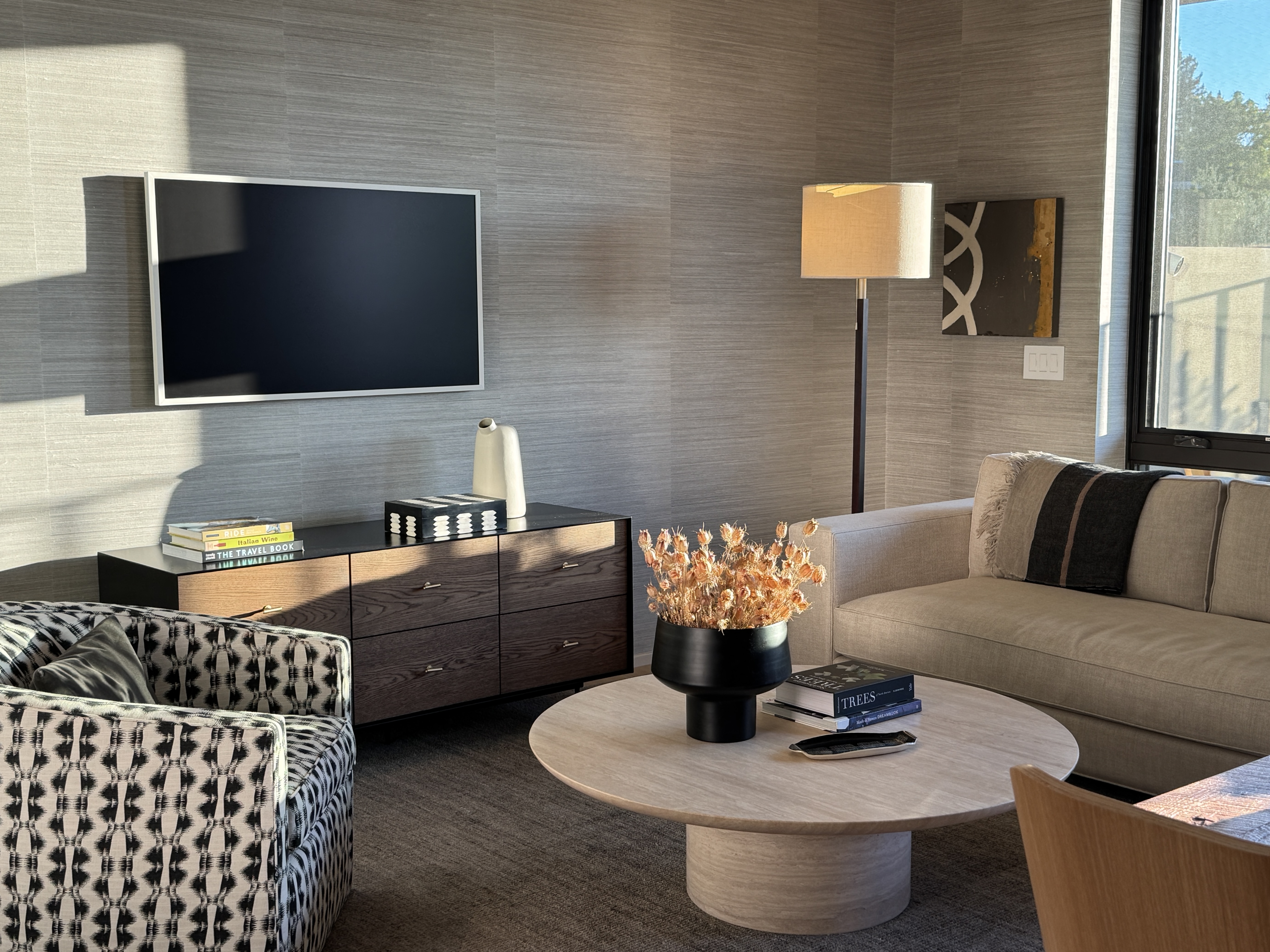 Major furnishings are included; art and accessories negotiable