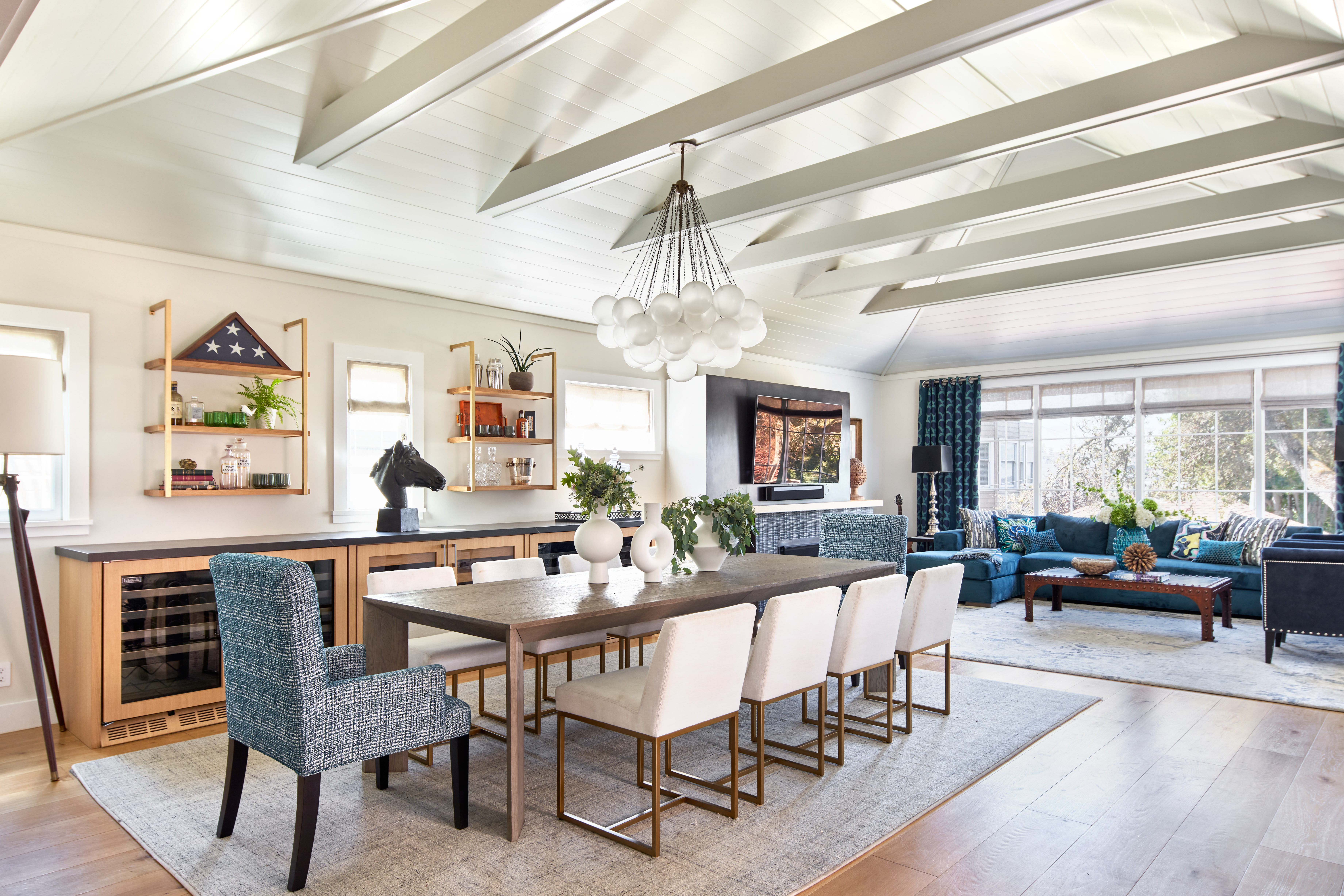 Open dining/living room